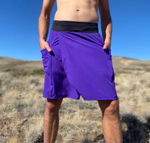 パープルレインアドベンチャーキルト パープル ブラック ユニセックスキルト ハイキング アウトドア PURPLE RAIN ADVENTURE KILT
