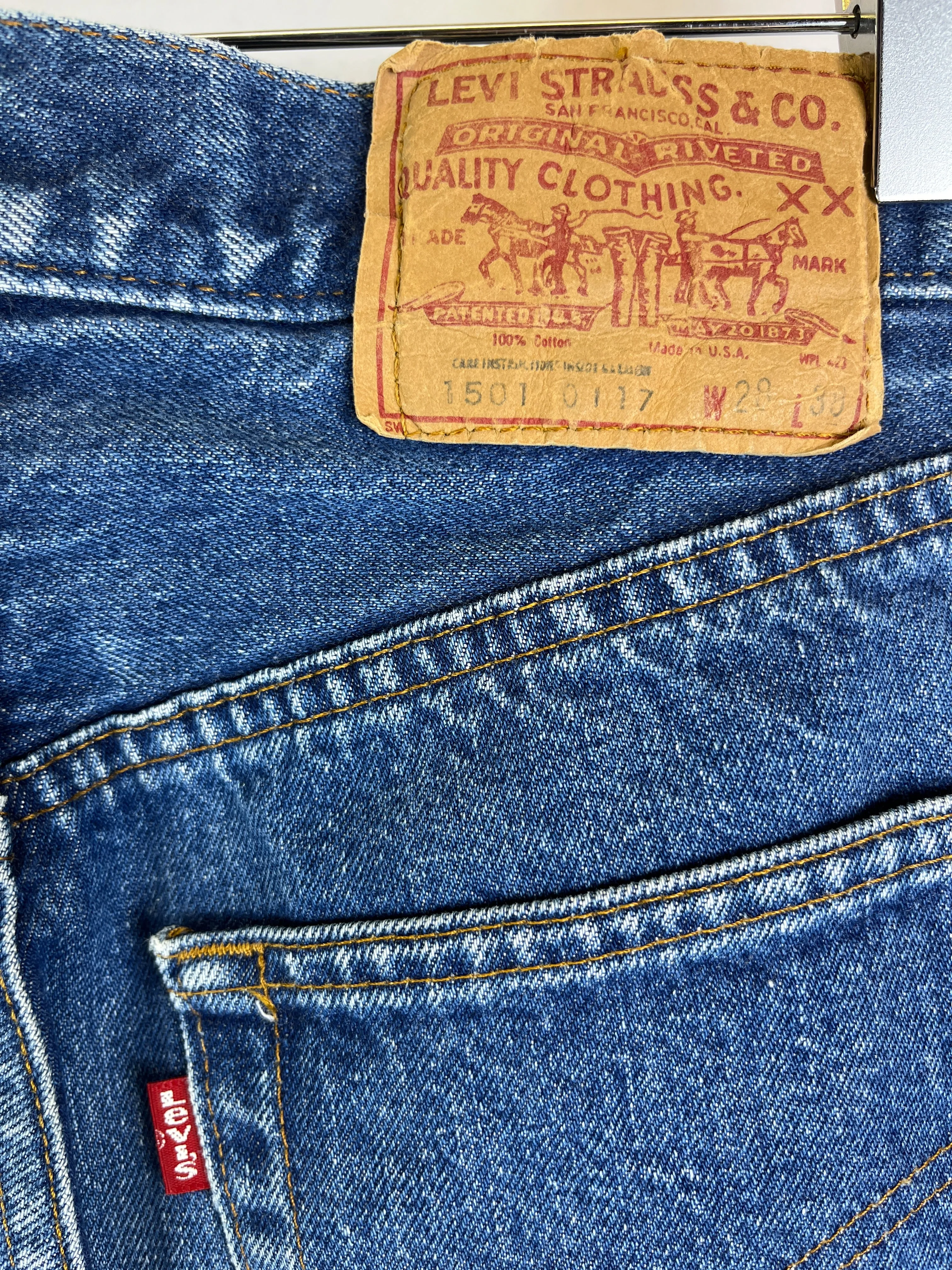1960s Redline Levi's 26w