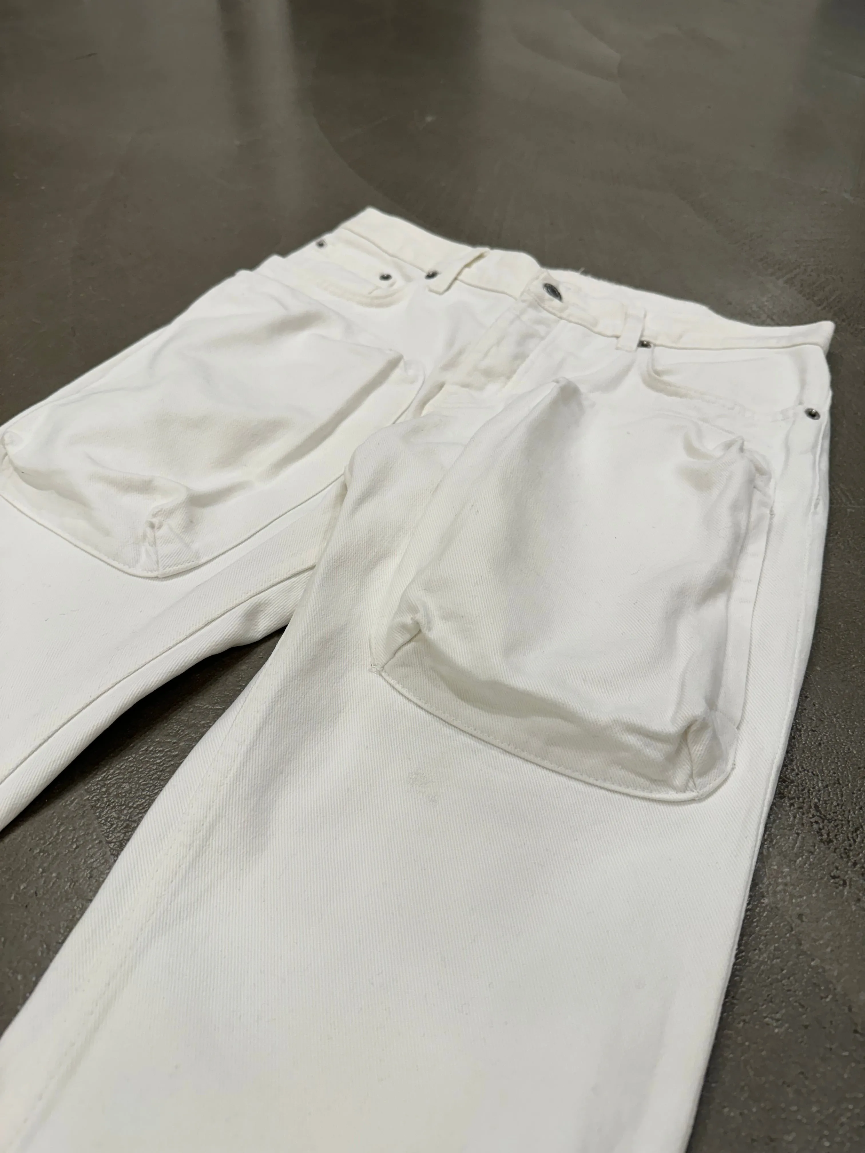 2000s Helmut Lang 3D cargo pockets jeans