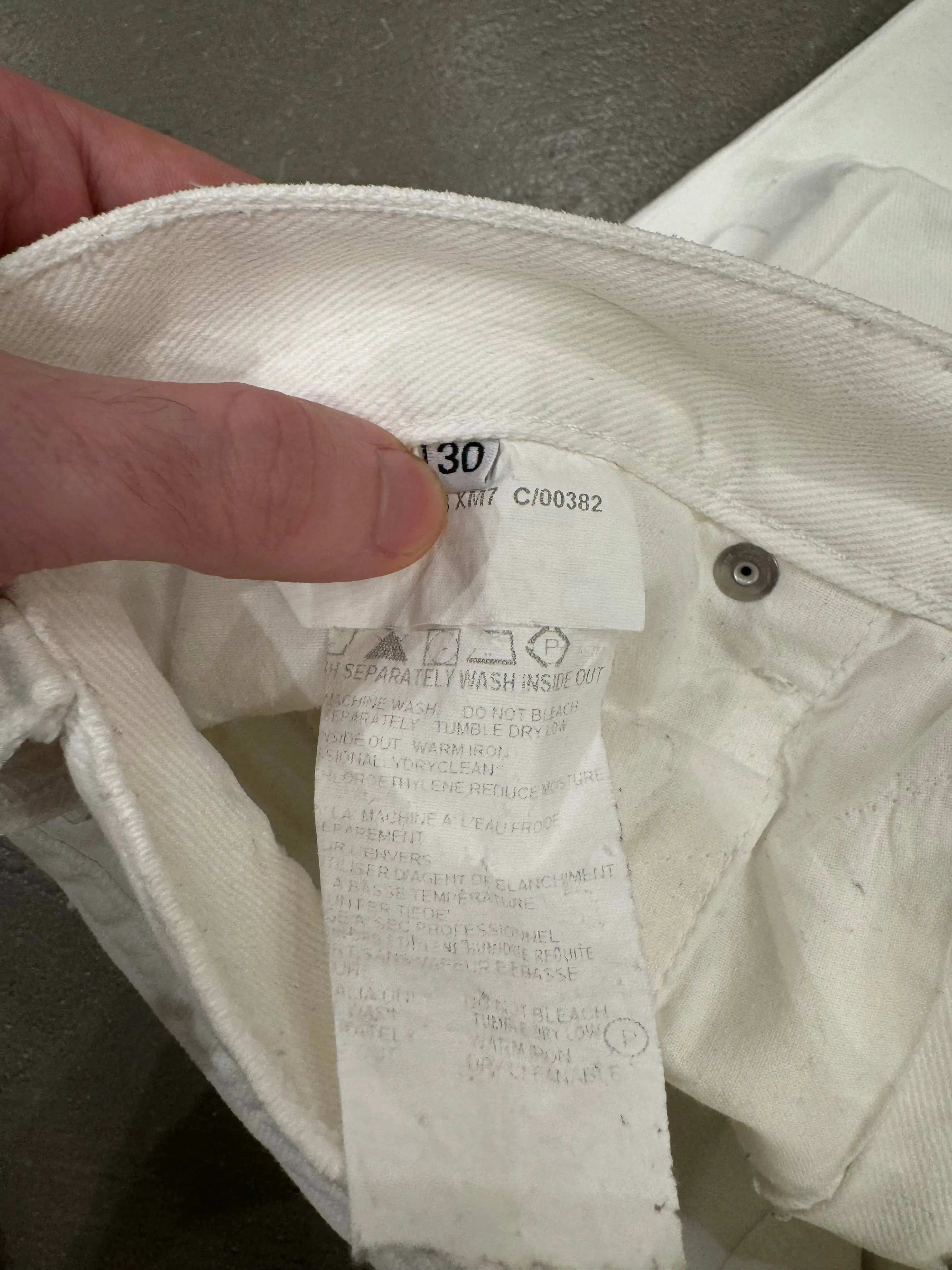 2000s Helmut Lang 3D cargo pockets jeans