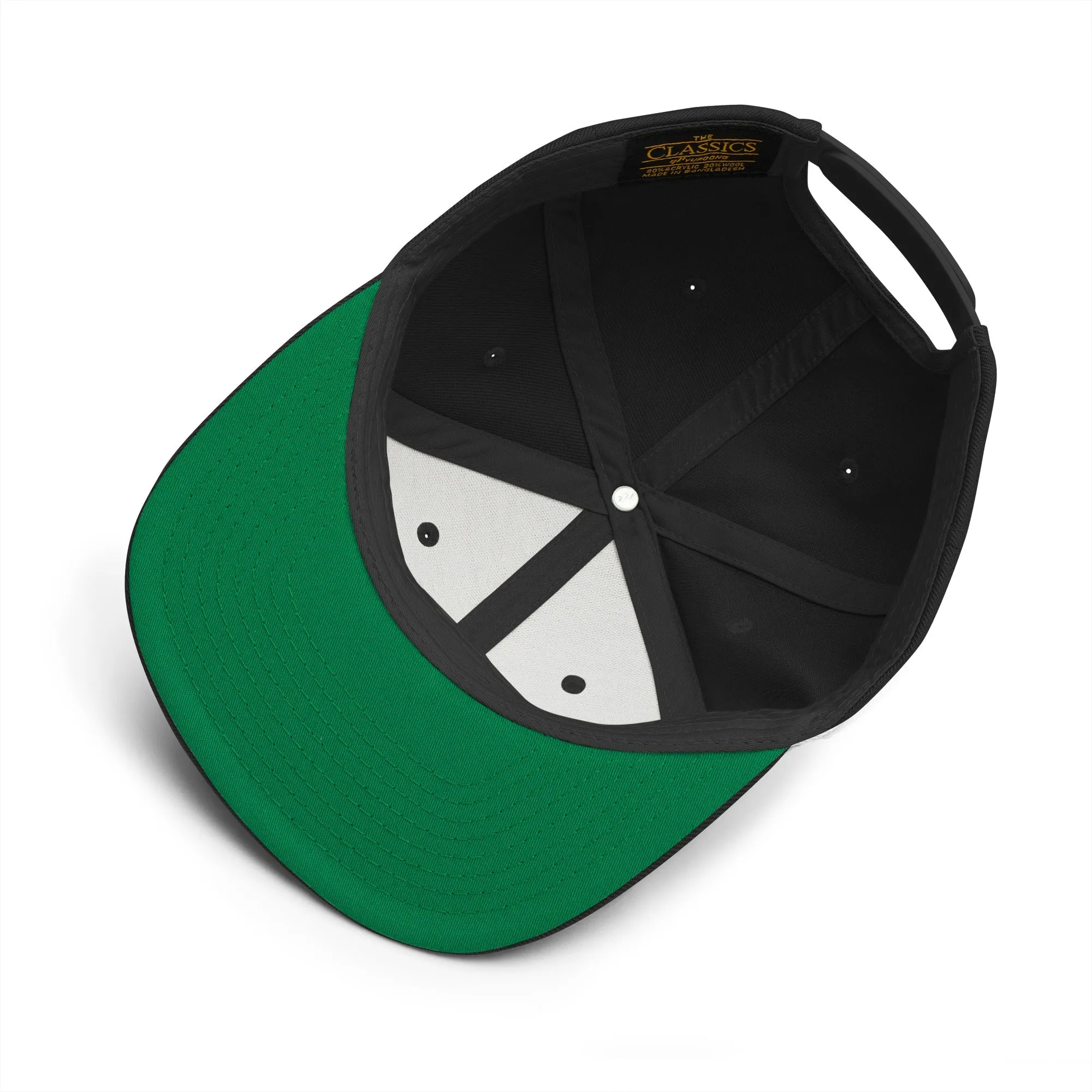 25 - Number Twenty Five 25th Birthday Gift Idea Flat Bill Snapback Hat for Men and Women
