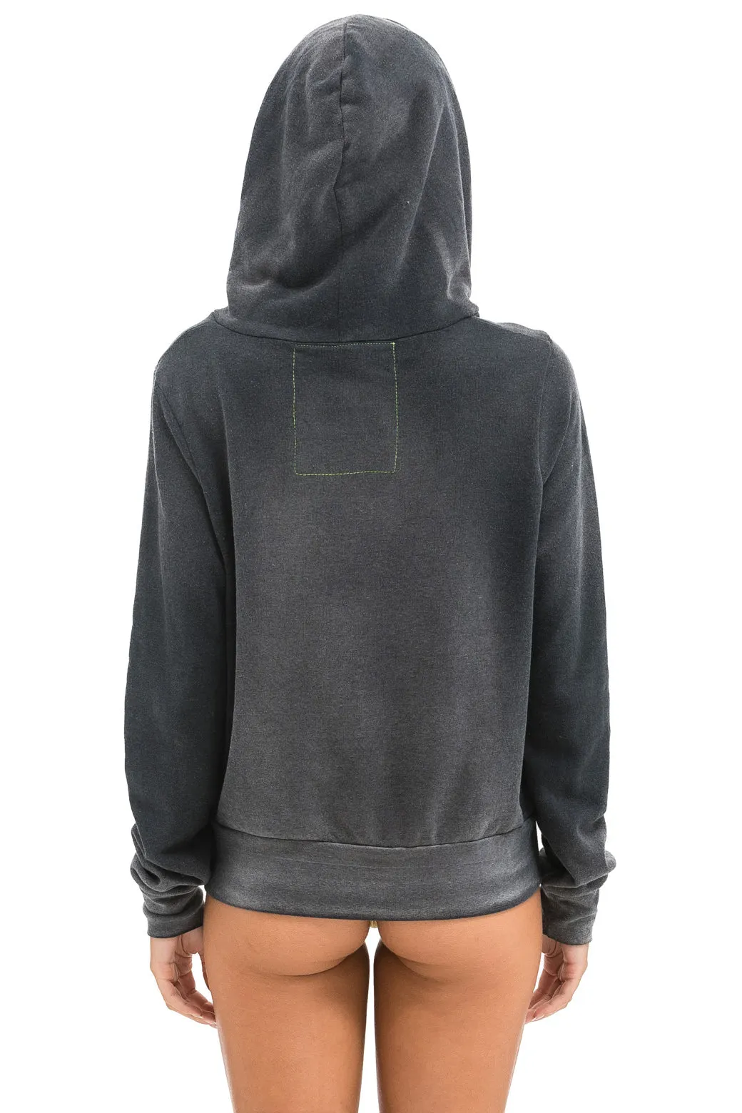 5 STRIPE HOODIE - FADED SMOKE