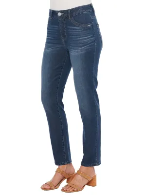 Absolution High Rise Skinny Jean - Blue Artisanal
