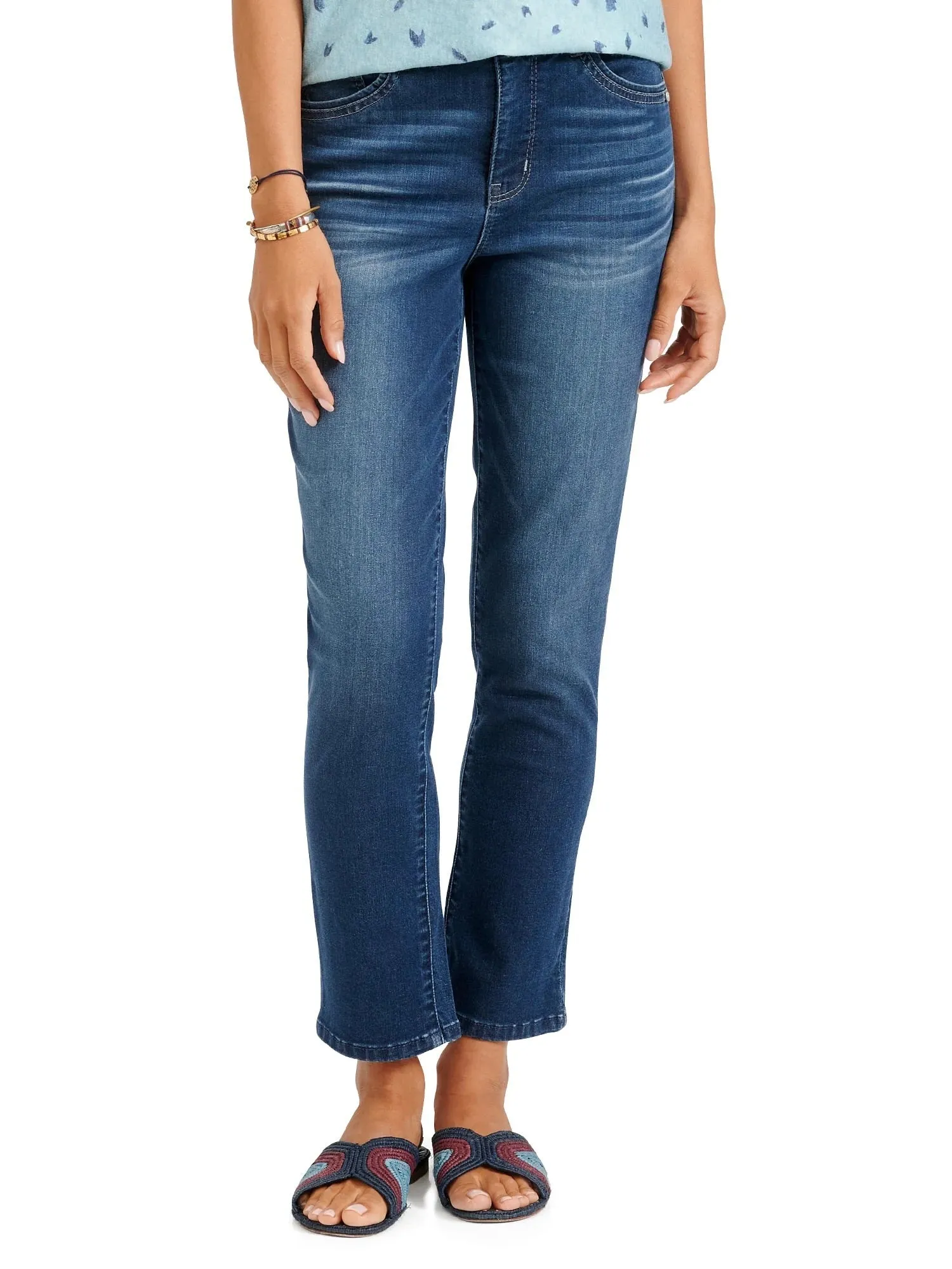 Absolution High Rise Skinny Jean - Blue Artisanal