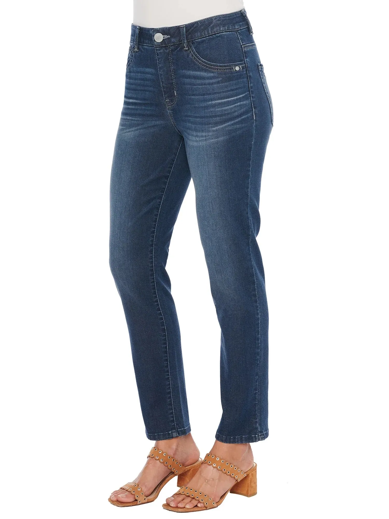 Absolution High Rise Skinny Jean - Blue Artisanal