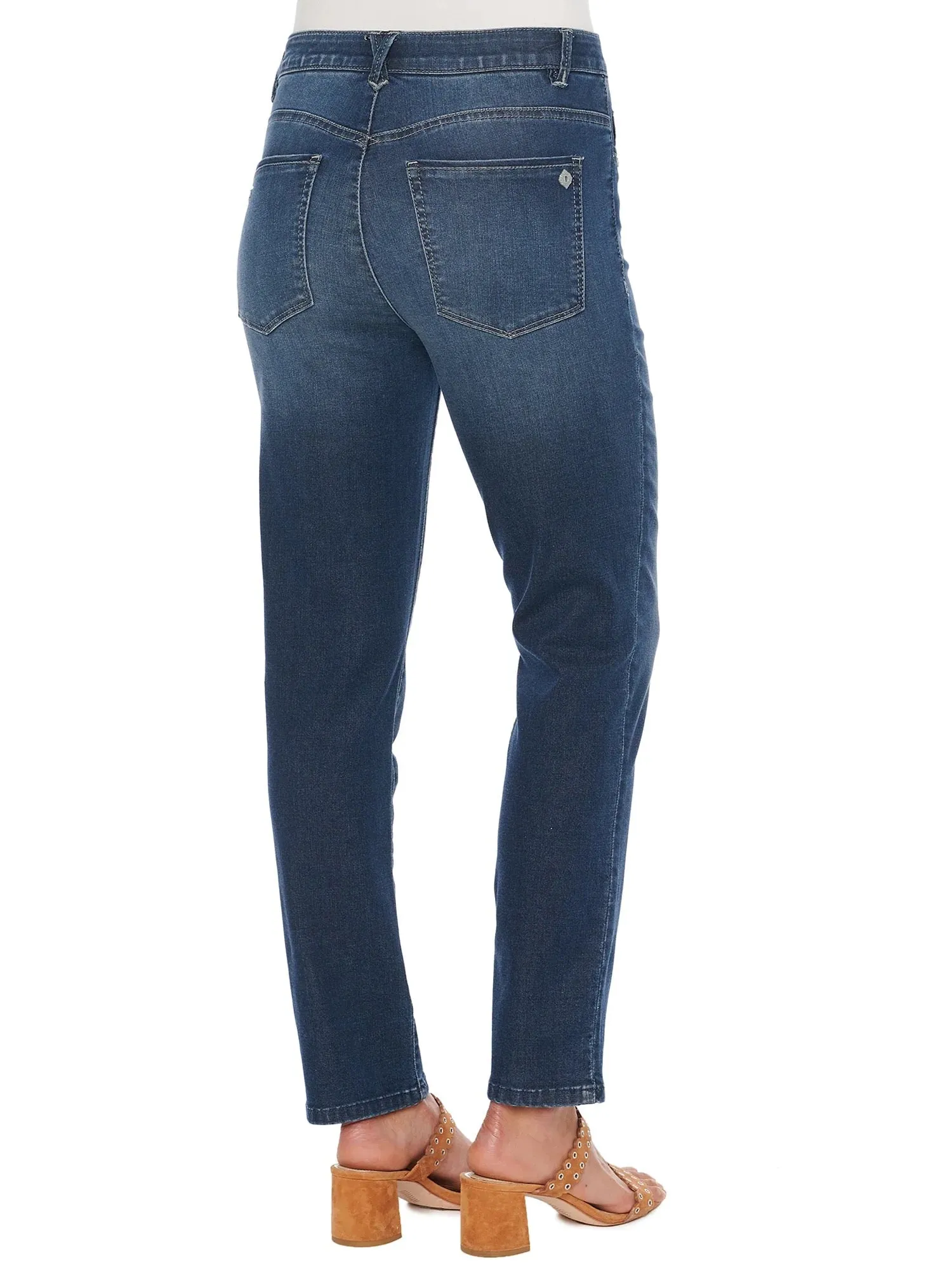 Absolution High Rise Skinny Jean - Blue Artisanal