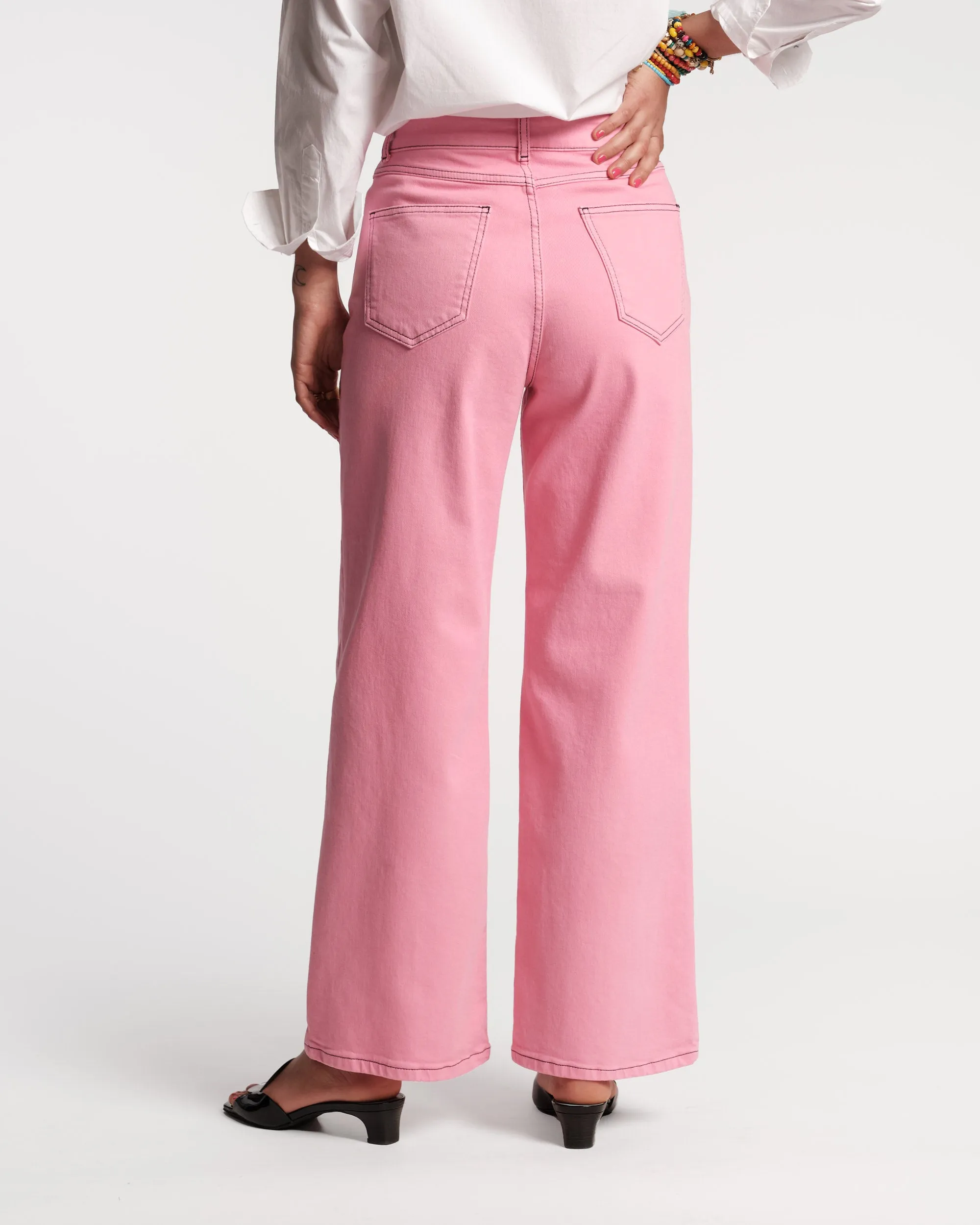 Ace Jean Stretch Denim - Pink