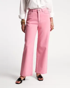 Ace Jean Stretch Denim - Pink