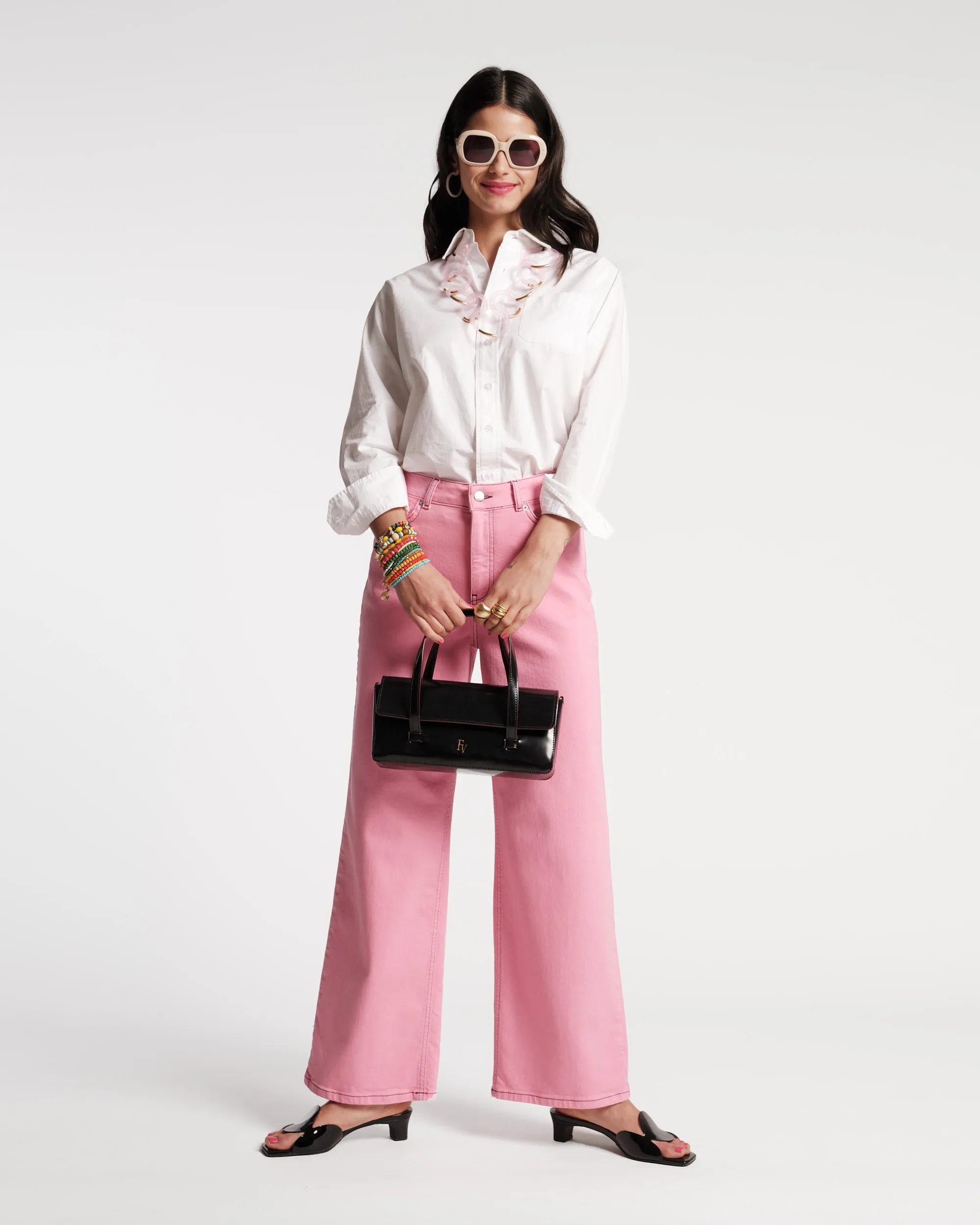 Ace Jean Stretch Denim - Pink