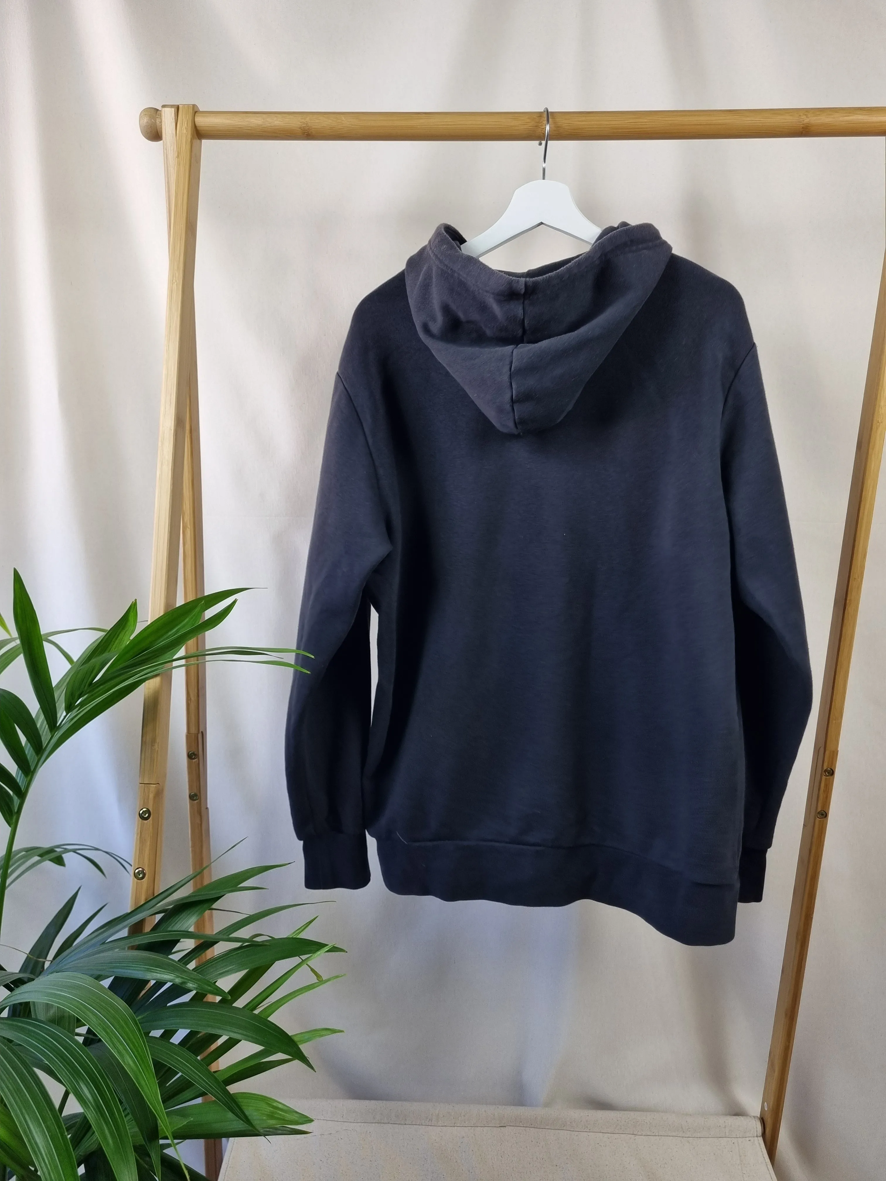 Adidas big logo hoodie maat L