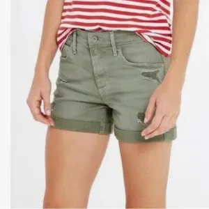 AG Adriano Goldschmied The Hailey Ex Boyfriend roll-up Shorts