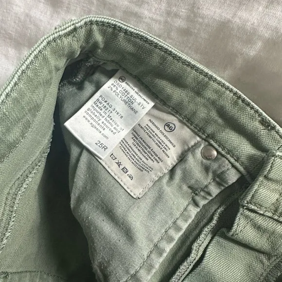 AG Adriano Goldschmied The Hailey Ex Boyfriend roll-up Shorts