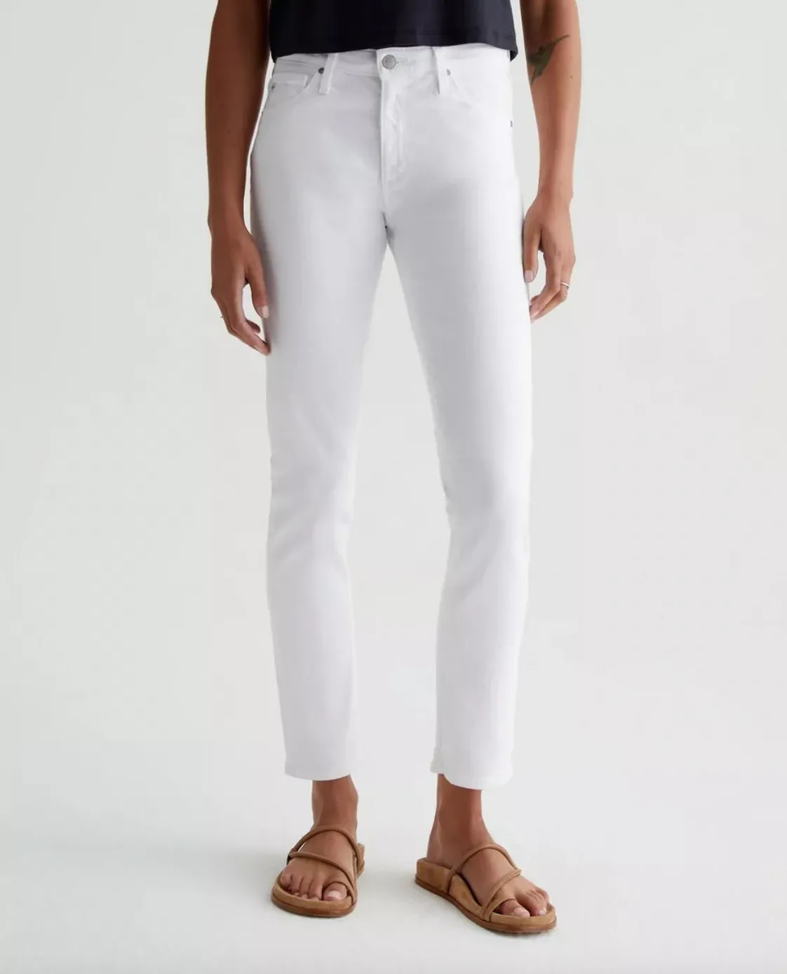 AG Jeans, Prima Ankle | White