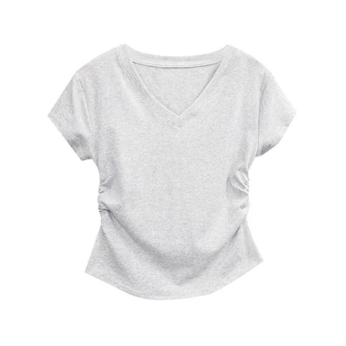 AG  Right Shoulder Crop Top T-Shirt