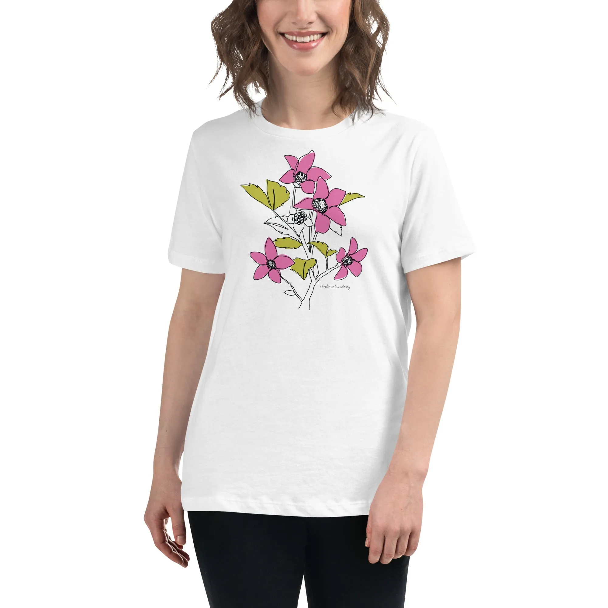 Alaska Wildflowers - Salmonberry T-Shirt