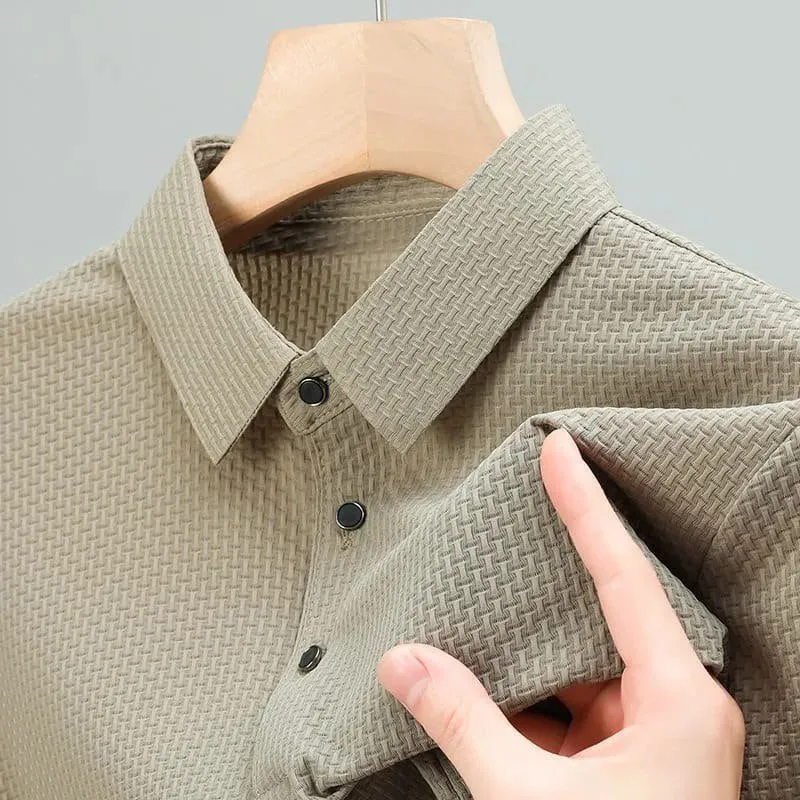 Alessandro – Premium Silk Textured T-Shirt for Men