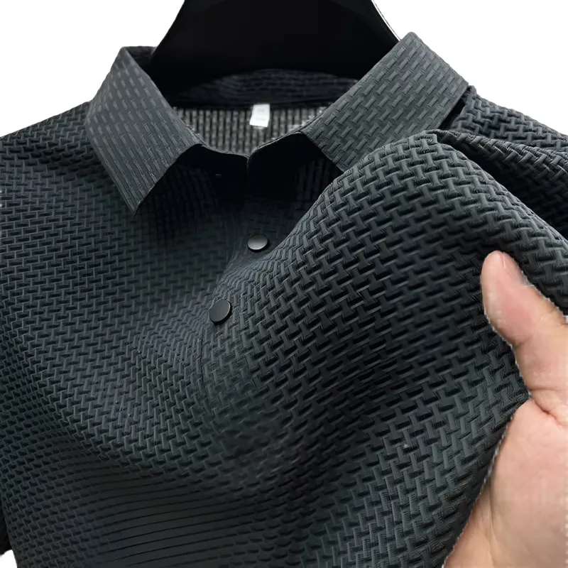 Alessandro – Premium Silk Textured T-Shirt for Men