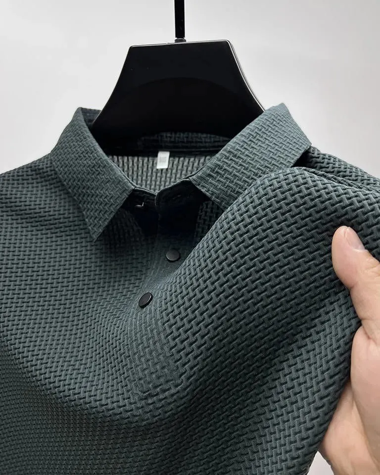 Alessandro – Premium Silk Textured T-Shirt for Men
