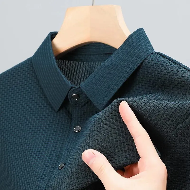 Alessandro – Premium Silk Textured T-Shirt for Men