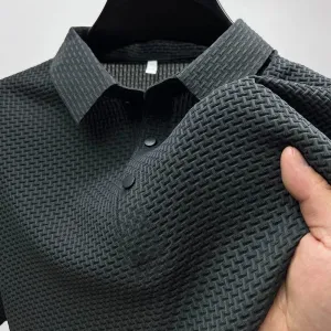 Alessandro – Premium Silk Textured T-Shirt for Men