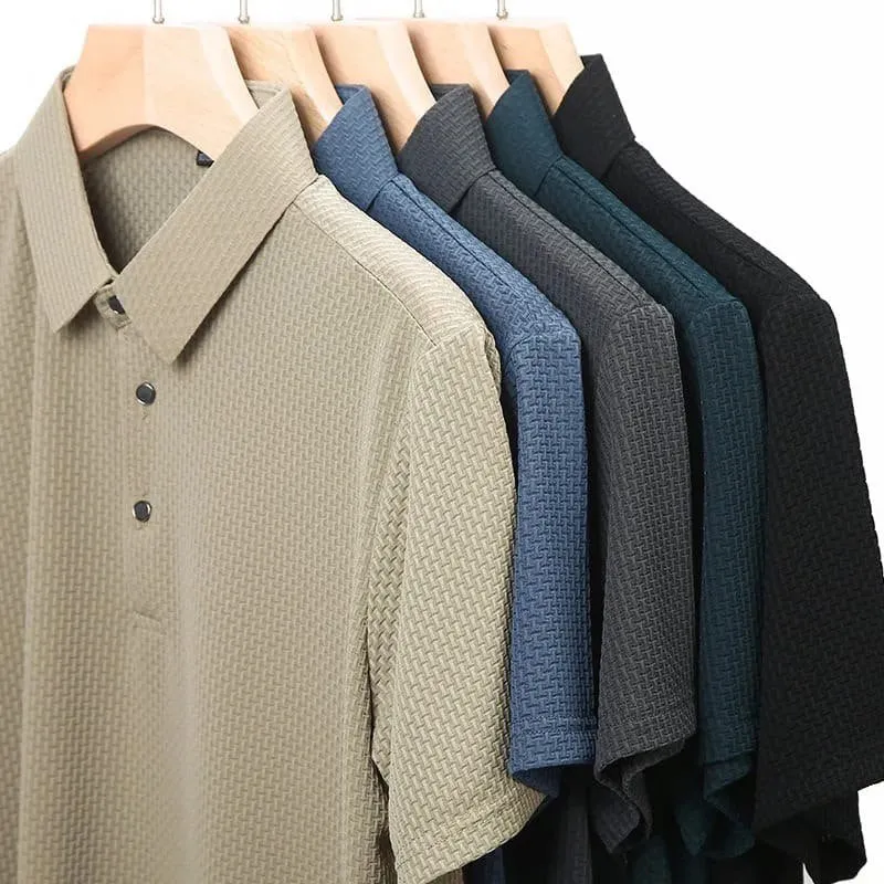 Alessandro – Premium Silk Textured T-Shirt for Men