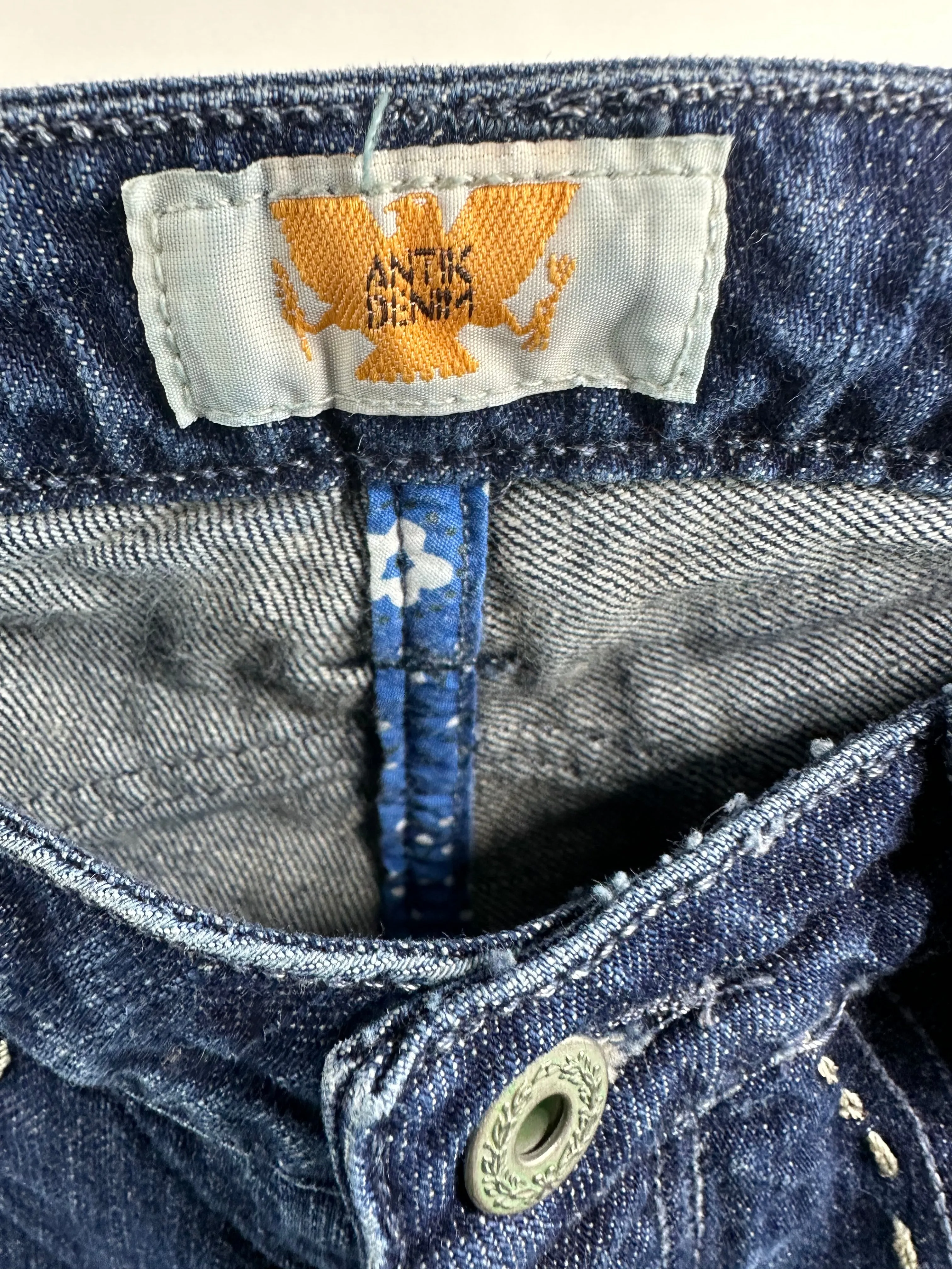 ANTIK DENIM EMBROIDERED JEANS - HH 15 X L 42.5