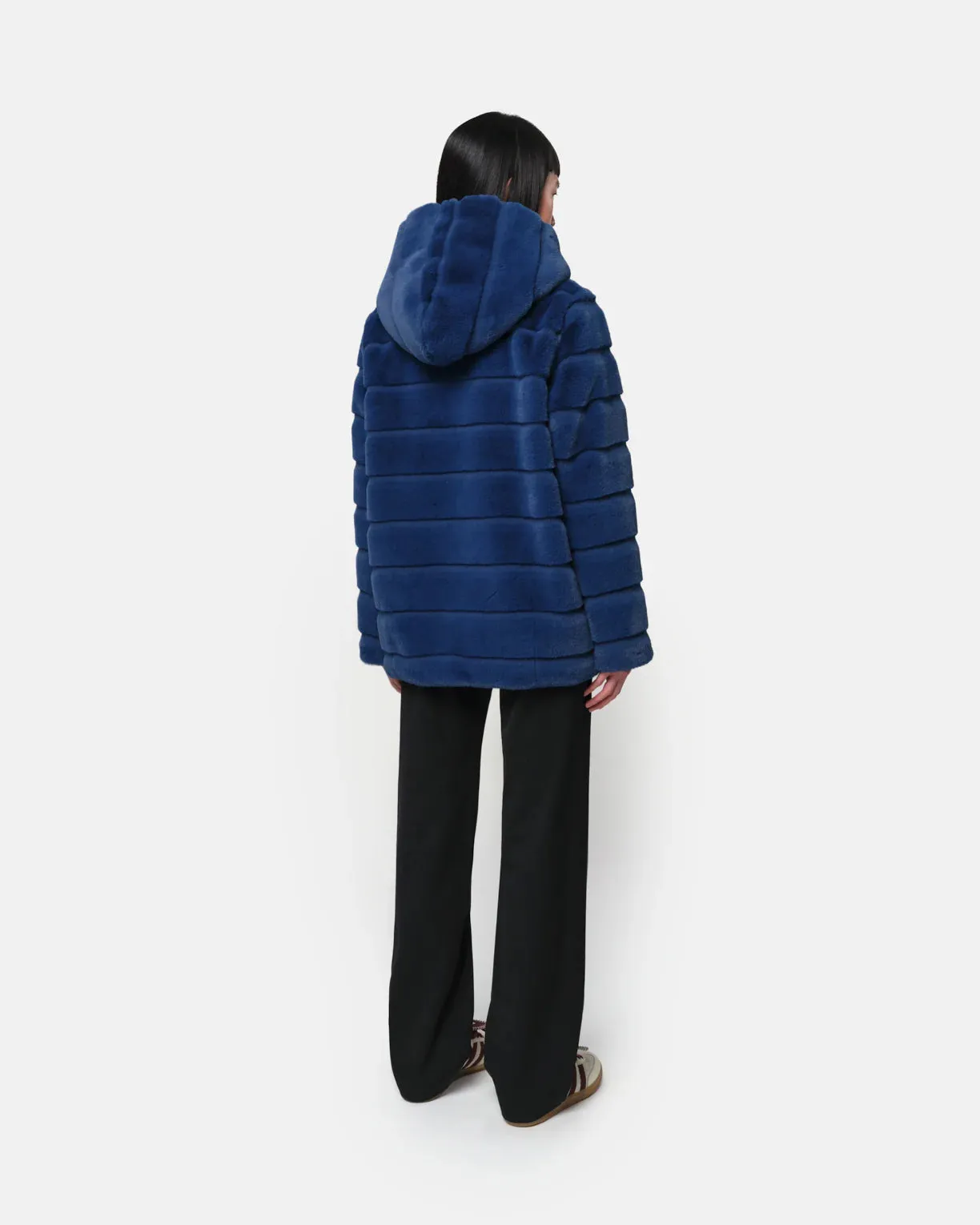 Apparis Goldy Short Coat Sapphire