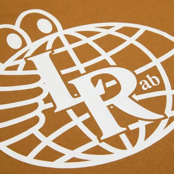 Atlas Monogram SS Tee Golden Brown White