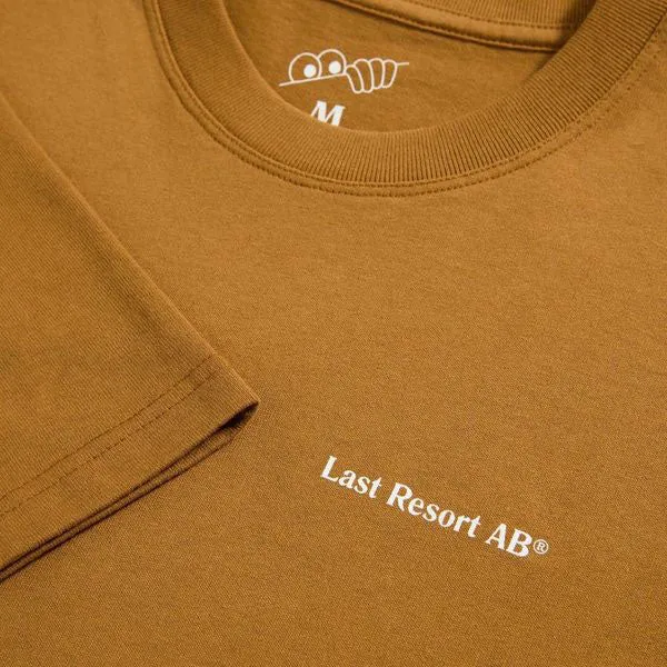 Atlas Monogram SS Tee Golden Brown White