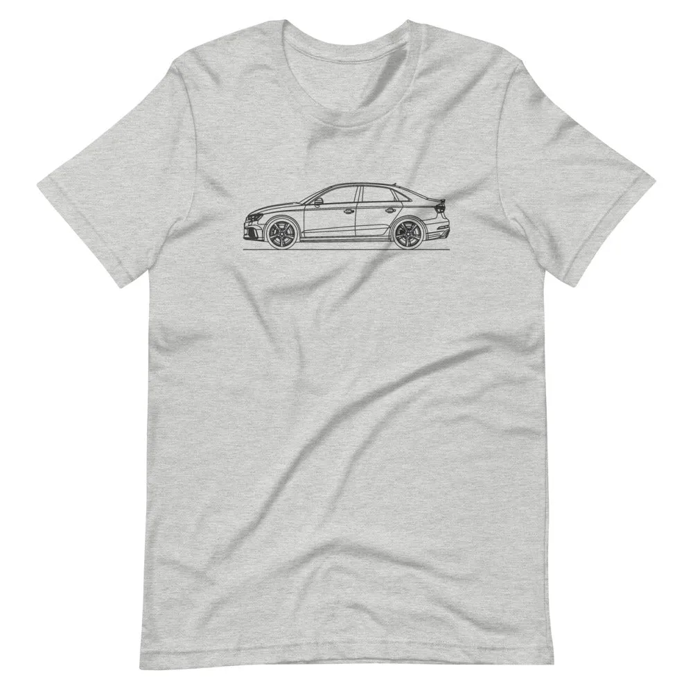 Audi 8V RS3 Sedan Silhouette T-shirt