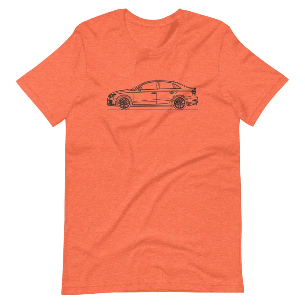 Audi 8V RS3 Sedan Silhouette T-shirt