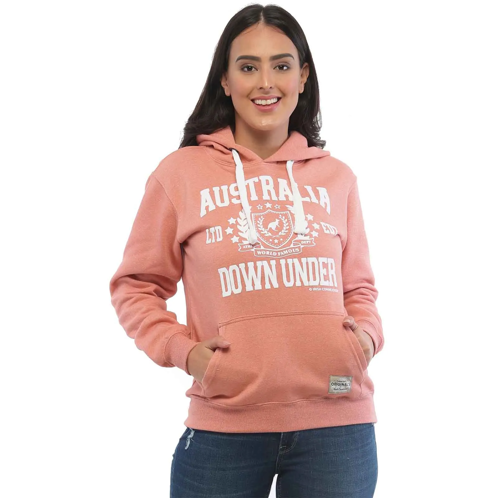 Australia Crest Unisex Hoodie Nude
