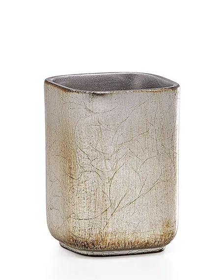 Ava Silver Brush Holder