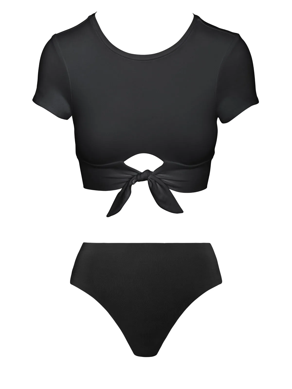Ava T Shirt-Ava High Waist Bikini ::RET