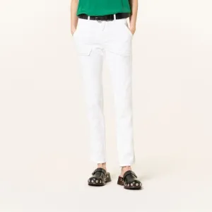 BA&amp;SH- Csally Straight Leg White Jeans Denim