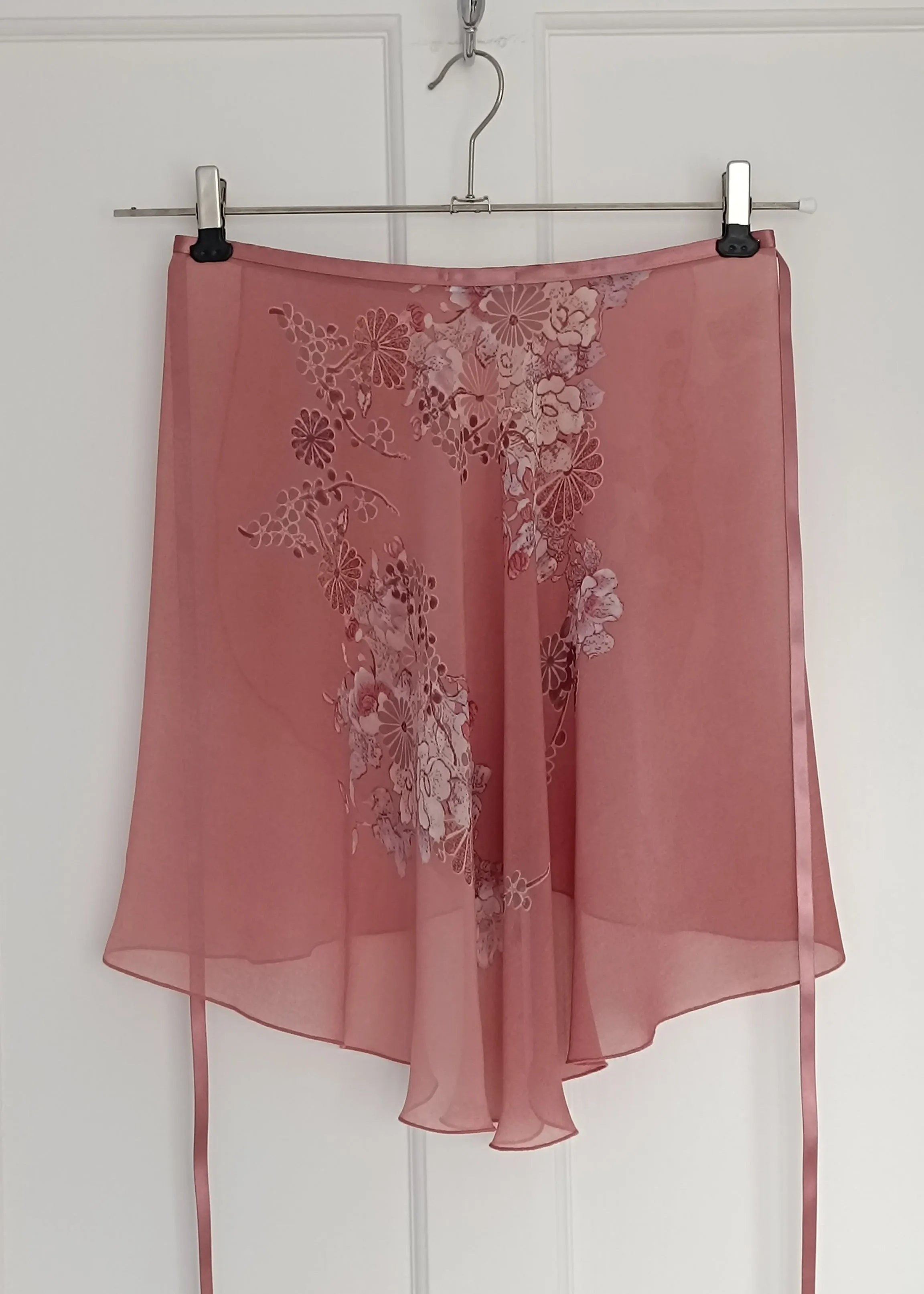 Ballet skirt: Rustic Pink with Flowers