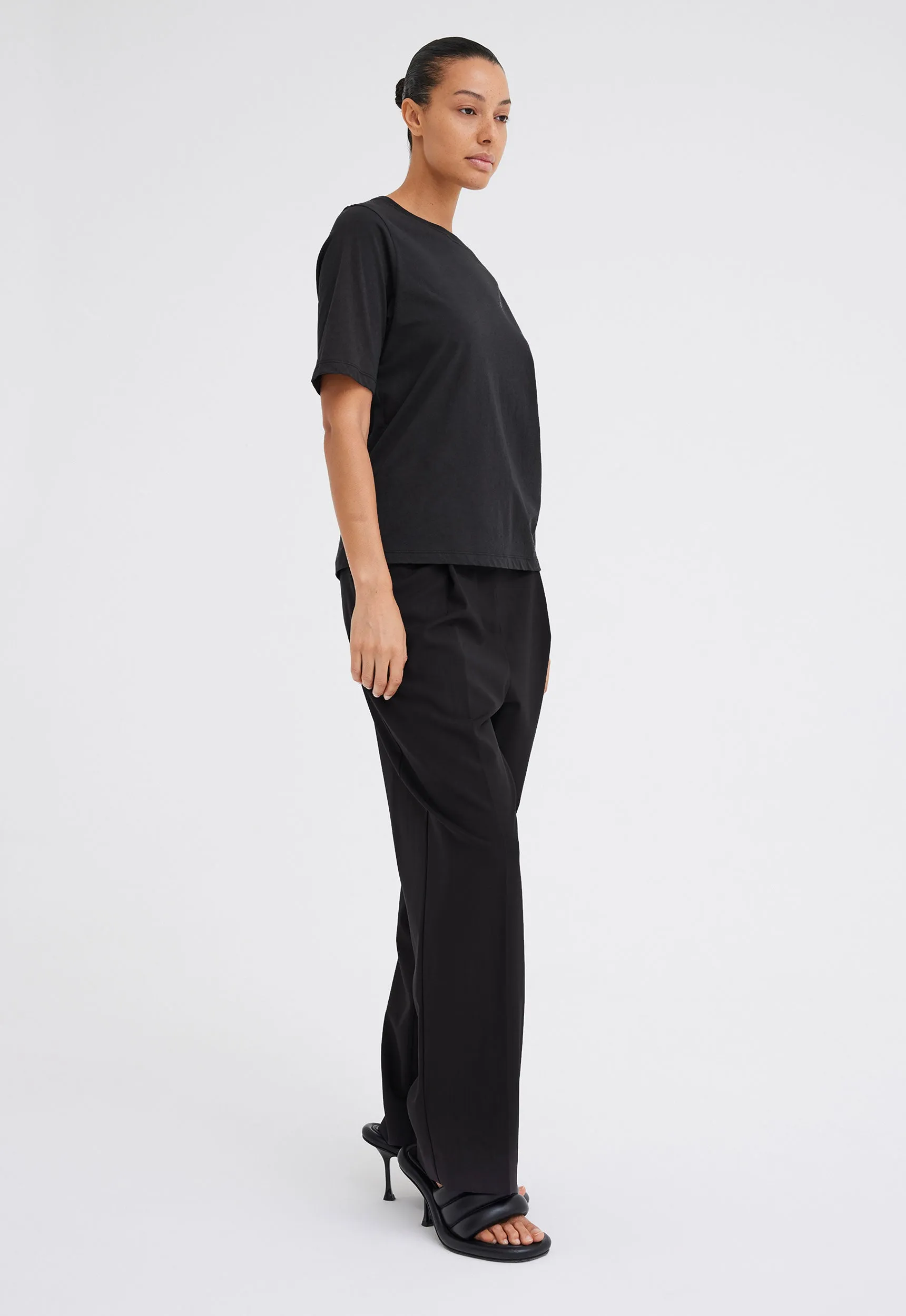 Band Organic Cotton Tee - Black