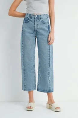 Barrel Jean Twist in Medium Denim