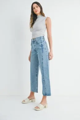 Barrel Jean Twist in Medium Denim