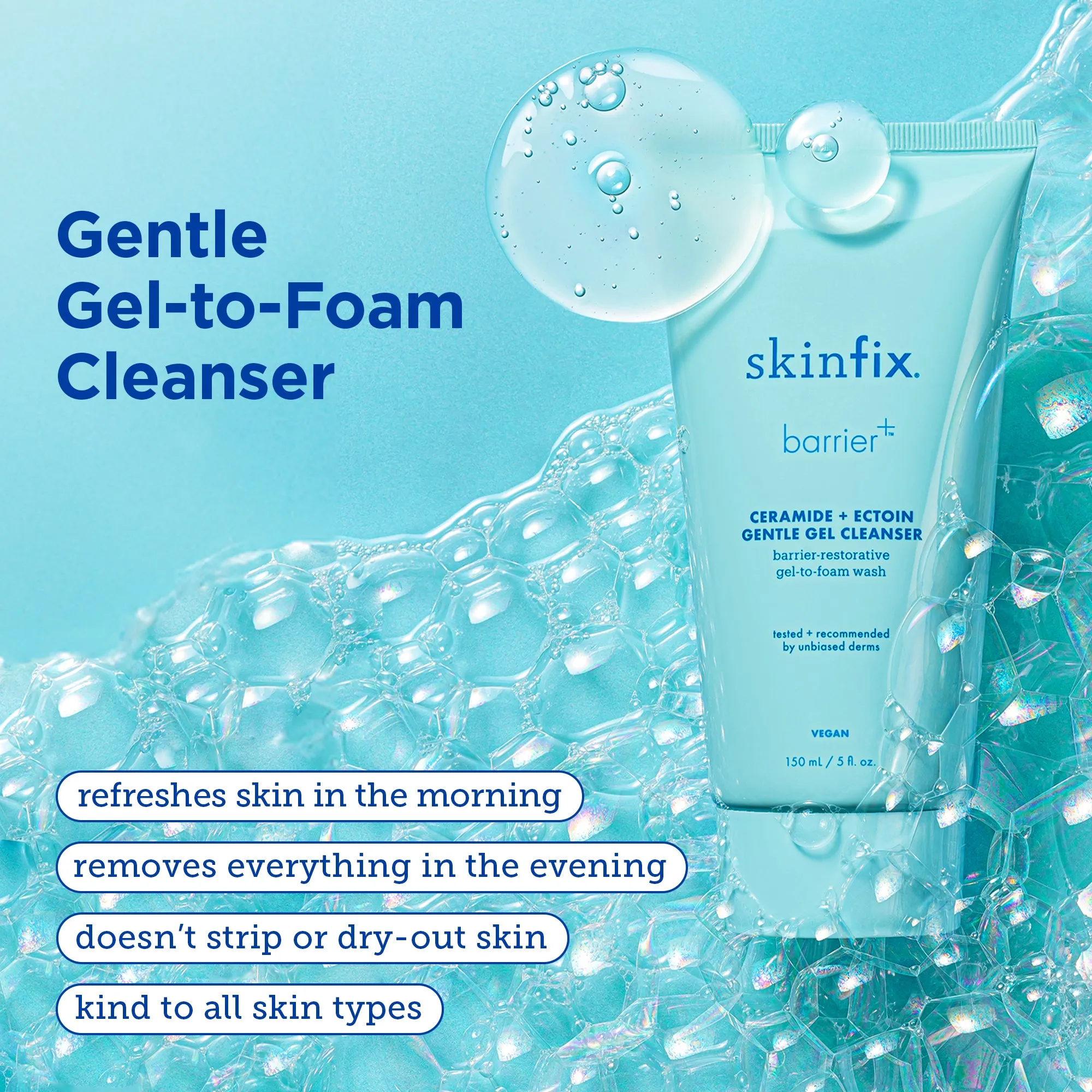 Barrier  Ceramide   Ectoin Gentle Gel Cleanser