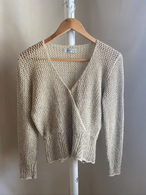 Beige Crochet Top
