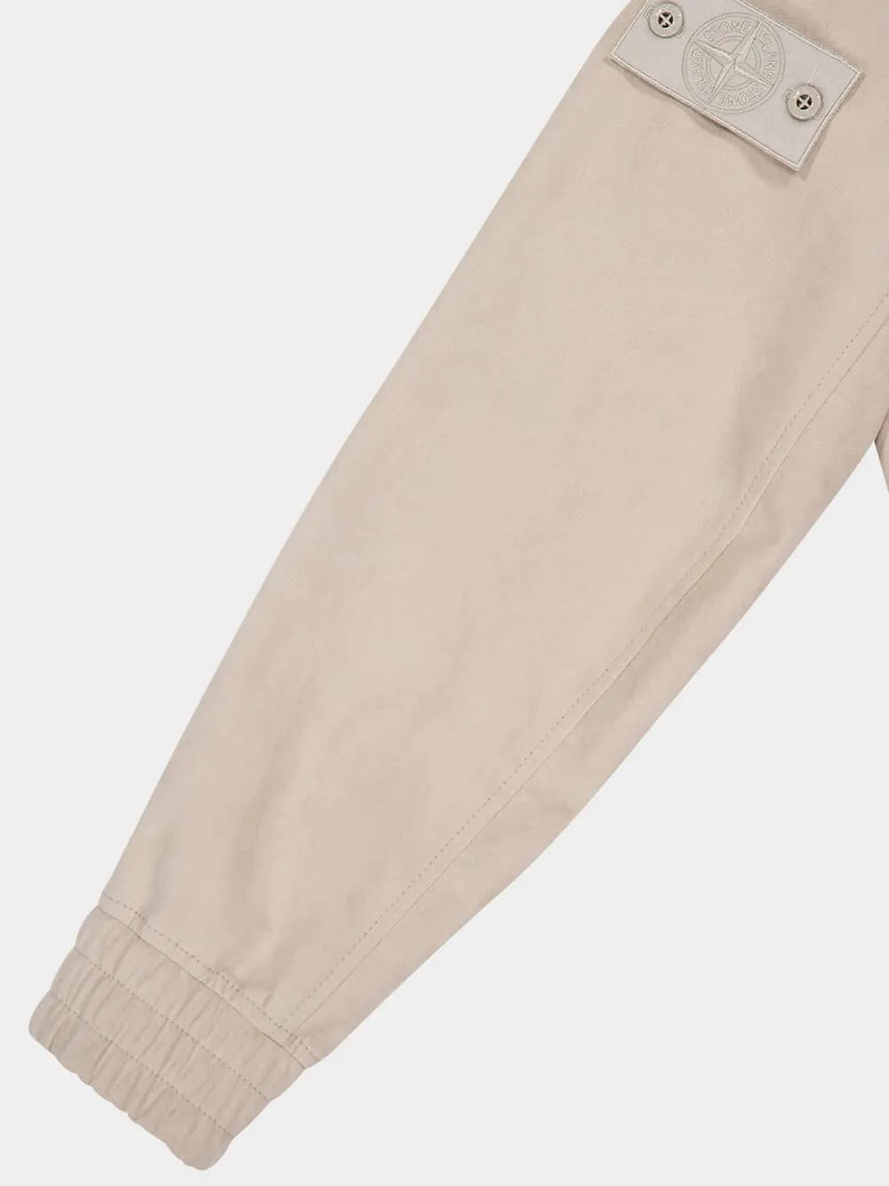 Beige Ghost Bomber Jacket