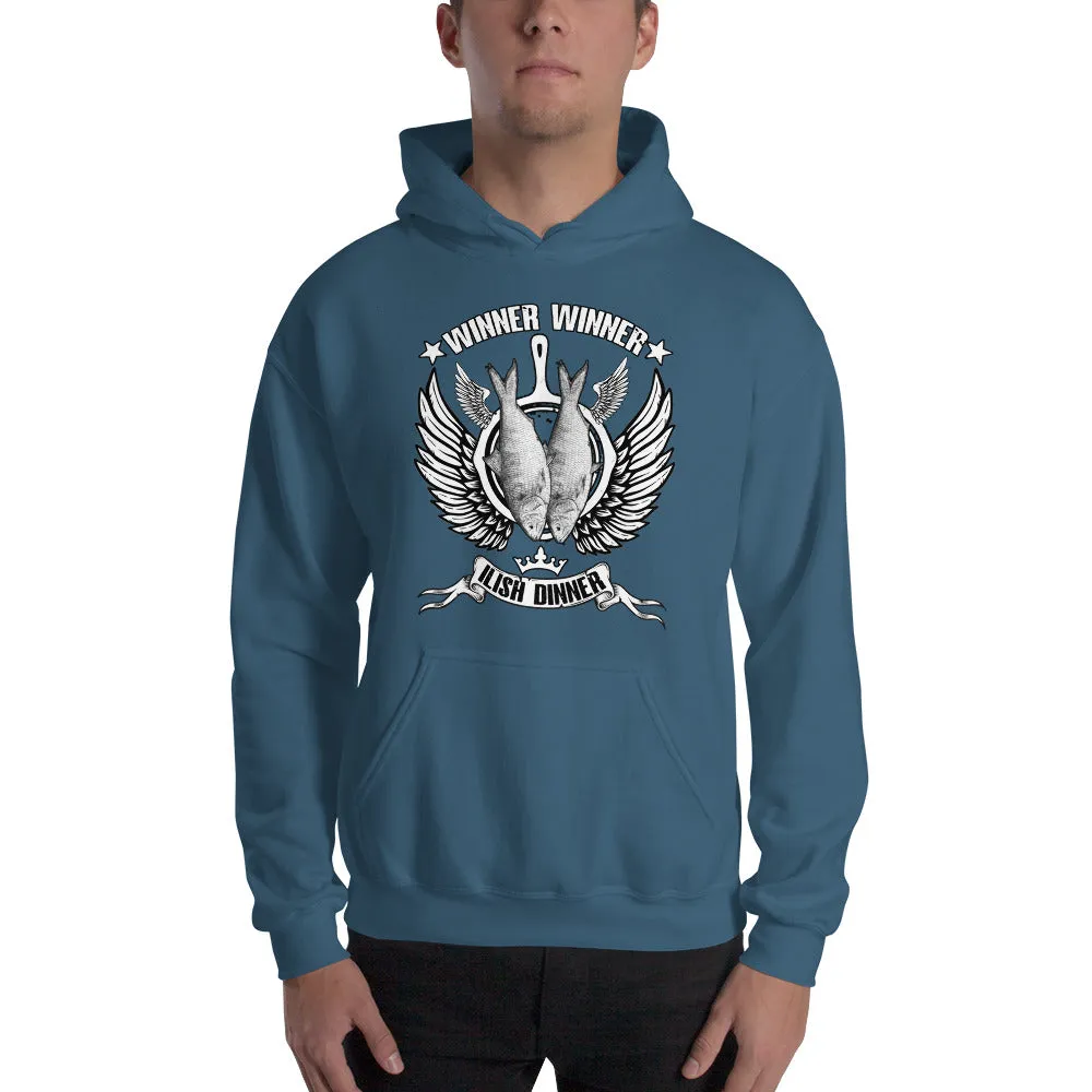 Bengali Unisex Heavy Blend Hooded Sweatshirt - Winner Winner Ilish Dinner