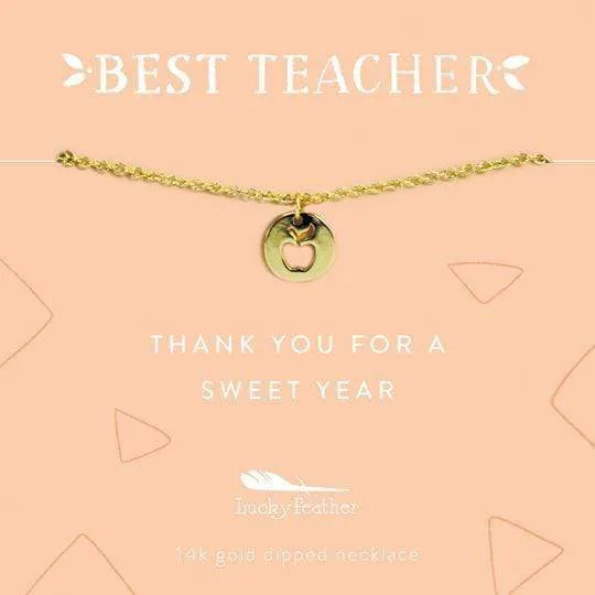 Best Teacher Necklace