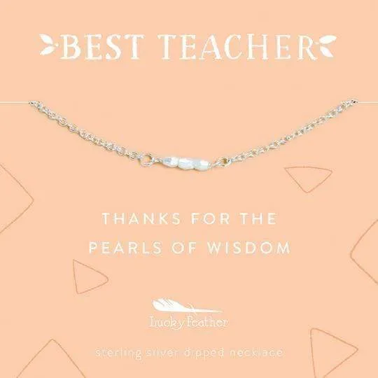 Best Teacher Necklace