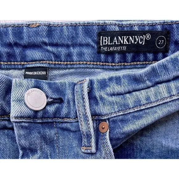BLANKNYC The Lafayette High Rise Wide Flare Jeans in Out of Body, Size 27