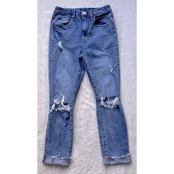 BLANKNYC The Lafayette High Rise Wide Flare Jeans in Out of Body, Size 27