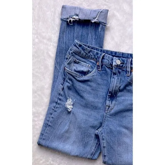 BLANKNYC The Lafayette High Rise Wide Flare Jeans in Out of Body, Size 27