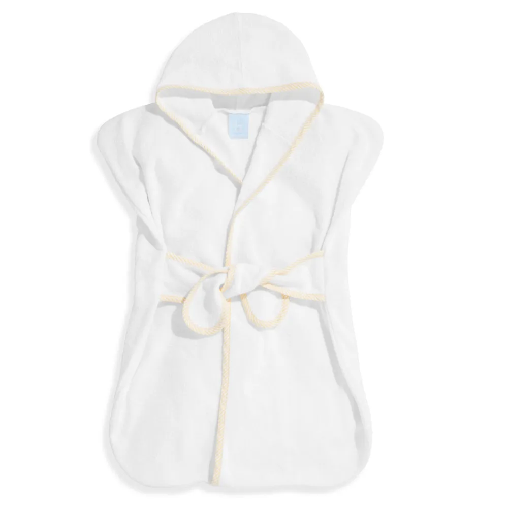 Bliss Hooded Terry Bath Sac -- Yellow