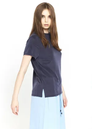 Blue Cupro T-shirt